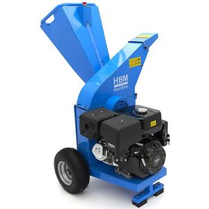 HBM Professionele 4 Takt 15 PK - 420 cc Benzine Hakselaar - Houtversnipperaar met Electrische Start