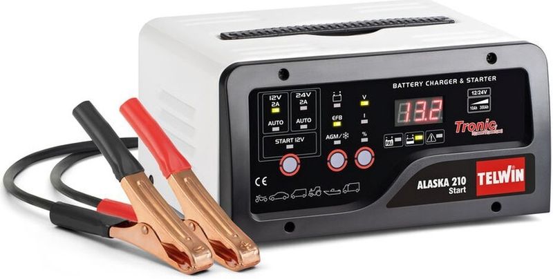 Telwin - Alaska 210 Start - Acculader - 12-24V - 25A - 100A Startvermogen