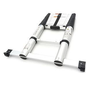HBM - Professionele Telescoopladder - Aluminium - Max. Werkhoogte 3.80 m