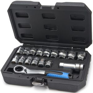 HBM - 17 Delige Doorsteek Doppenset - Dopsleutels