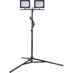 HBM - Dubbele LED Bouwlamp - 2 x 100W - 2 x 10.500 Lumen - Met Statief - 5000K