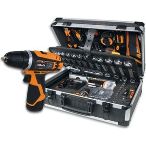 Beta gevulde gereedschapskoffer 146-delig met 12V schroefmachine - BW 2056E 12V/19P