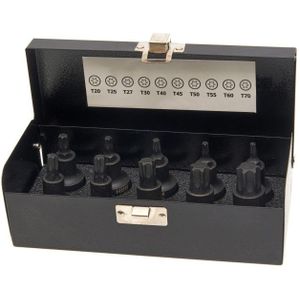 HBM 10 Delige Professionele ½” Krachtdoppenset Torx T20-T70