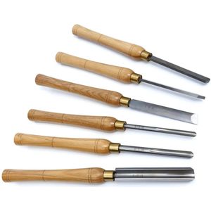 HBM - Houtdraaibeitelset - HSS 2 - Set van Hoogwaardige Houtdraaibeitels