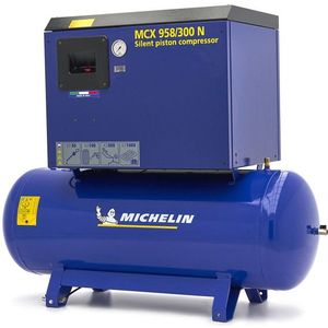Michelin 7,5 PK 270 Liter Geluidgedempte Compressor MCX 958/300 N NW