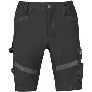 Storvik - Stijn - Korte Werkbroek - Zwart - 4-Way Stretch - 260 g/m²