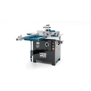 HBM houtfreesmachine met roltafel 2800 Watt 400 Volt