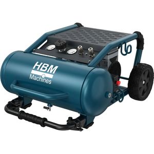 HBM - Hotdog Compressor - 19 Liter - Olievrij - Laag Geluidsniveau