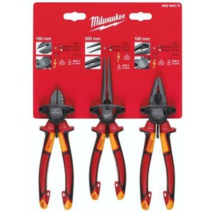 Milwaukee 3 Delige VDE Tangenset