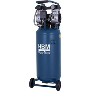 HBM - Verticale Low Noise Compressor - 50 Liter - Olievrij