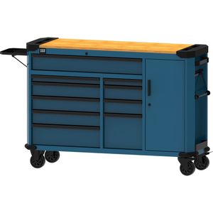 HBM gereedschapswagen 10 laden 147 cm blauw