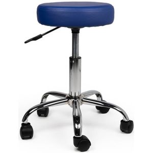 Tabouret Blauw - Lage Uitvoering