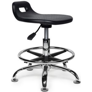 Stahulp Zwart - Lage uitvoering met Voetsteun