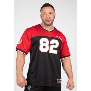 Gorilla Wear Trenton Football Jersey - Zwart/Rood - XL