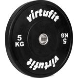 VirtuFit Bumper Plate - Olympische Halterschijf van Rubber - 50 Mm - 5 Kg