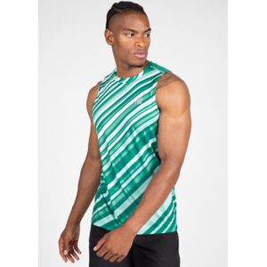 Gorilla Wear Easton Tank Top - Groen/Wit - M