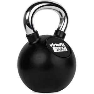 VirtuFit Kettlebell - Rubber/Chroom - 24 kg