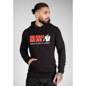 Gorilla Wear Classic Hoodie - Zwart - L