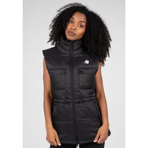 Gorilla Wear Lucia Bodywarmer - Zwart - XS