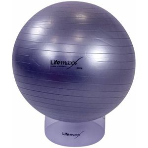 Lifemaxx Gymball - Anti-Burst Fitnessball - 65 cm - Zilver