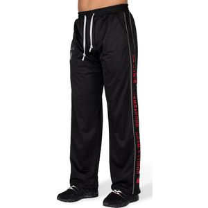 Gorilla Wear Functional Mesh Trainingsbroek - Zwart/Rood - S/M