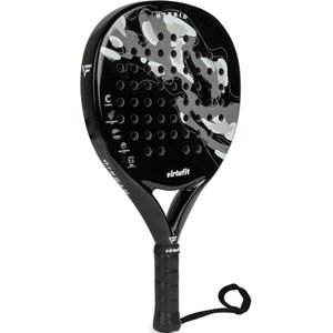 VirtuFit Hybrid Padel Racket - Zwart - Grijs