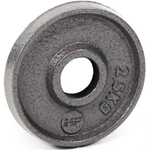 Muscle Power Gietijzeren Halterschijf - 50 mm - 2,5 kg