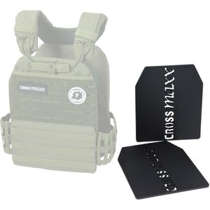 Lifemaxx Crossmaxx Tactical Vest Plate - Set 2 x 1,7 kg
