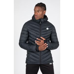 Gorilla Wear Osborn Puffer Jas - Zwart - L