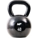 Muscle Power Gietijzeren Kettlebell - Zwart - 40 kg