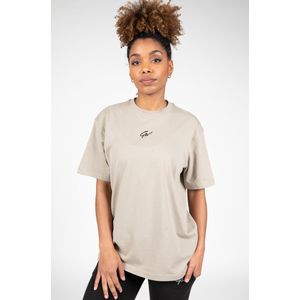 Gorilla Wear Bixby Oversized T-Shirt - Beige - XS