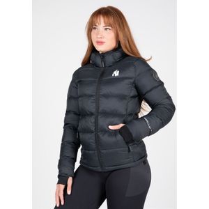 Gorilla Wear Rachel Puffer Jas - Zwart - XS