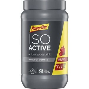 Powerbar Isoactive Sportdrank - 600 gr - Rood Fruit