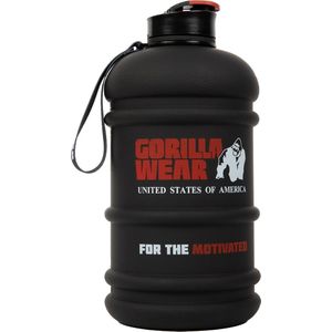Gorilla Wear Water Jug - Waterfles - 2,2 L - Zwart