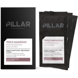 PILLAR - Performance Triple Magnesium Travel Pack - Berry - 15 x 5 gr