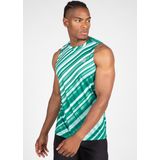 Gorilla Wear Easton Tank Top - Groen/Wit - S