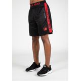 Gorilla Wear Atlanta Shorts - Zwart/Rood - 4XL/5XL