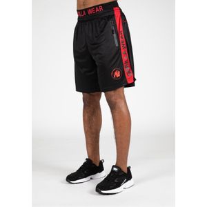 Gorilla Wear Atlanta Shorts - Zwart/Rood - L/XL