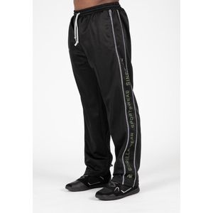 Gorilla Wear Functional Mesh Trainingsbroek - Zwart/Groen - L/XL