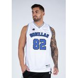 Gorilla Wear San Mateo Jersey Tank Top - Wit/Blauw - S