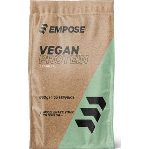 Empose Nutrition Vegan Protein - Plantaardig Eiwit Poeder - Vanille - 660 gram