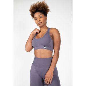 Gorilla Wear Yava Seamless Sport Beha - Grijs - XS/S