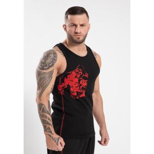 Gorilla Wear Monterey Tank Top - Zwart/Rood - 2XL/3XL