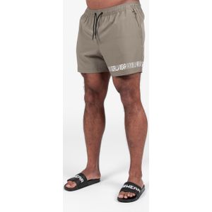 Gorilla Wear Otis Zwembroek - Korte Broek - Legergroen - 4XL