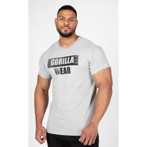 Gorilla Wear Murray T-shirt - Grijs GemÃªleerd - 3XL
