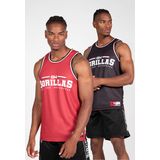 Gorilla Wear Keene Reversible Tank Top - Rood/Zwart - S