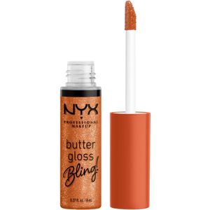 Nyx Professional Makeup Butter Gloss Bling Pricey Niet-plakkende Glanzende Lipgloss - Oranje - 8ML