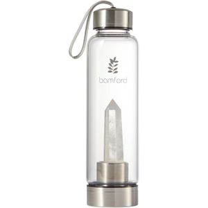 Bamford Crystal Water Bottle Clear Quartz
