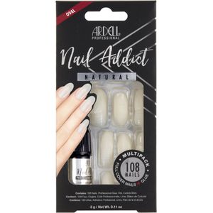 Ardell Nail Addict Natural Multipack Oval