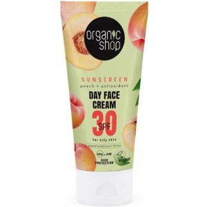 Organic Shop Sunscreen Day Face Cream SPF30 Oily Skin 50 ml